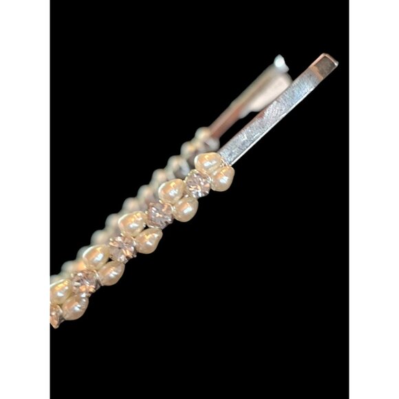 Freshwater Pearl/Crystal Minimalist Headband main image 4